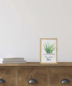 Enchanted Garden™ 6" Wood Aloe There Outdoor Wall Art -Enchanted Garden Sale 277 5683 1500