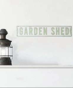 Enchanted Garden™ 20" Wood Garden Shed Outdoor Wall Art -Enchanted Garden Sale 277 5685 1500