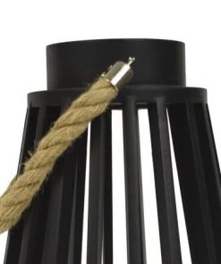 Enchanted Garden™ 13.5" Black Wooden LED Lantern -Enchanted Garden Sale 277 5817 07