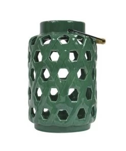 Enchanted Garden™ 9.75" Ceramic Solar Lantern -Enchanted Garden Sale 277 5831 02