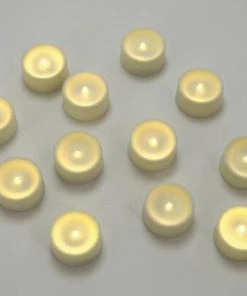 Enchanted Garden® LED Tealight Candle - 12 Pack 14 Enchanted Garden® LED Tealight Candle - 12 Pack -Enchanted Garden Sale 277 5862 LEDTealightCandle Setof12 hi angle lit