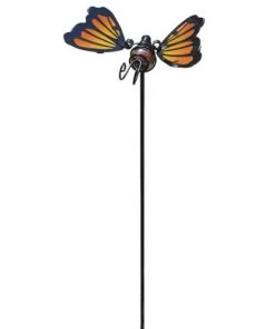 Enchanted Garden™ Mini Butterfly Garden Stake - Assorted Styles 16 Enchanted Garden™ Mini Butterfly Garden Stake - Assorted Styles -Enchanted Garden Sale 2771074 redorange