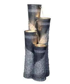 Enchanted Garden™ 41" Tiered Hudson Outdoor Water Fountain