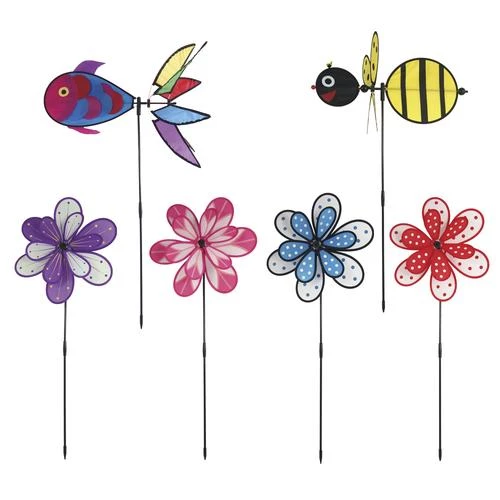 Enchanted Garden™ Pinwheel Garden Spinner Stake - Assorted Styles 3 Enchanted Garden™ Pinwheel Garden Spinner Stake - Assorted Styles