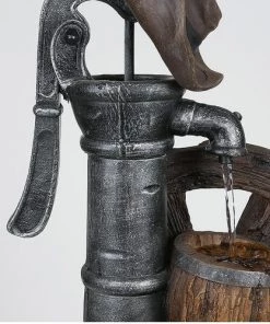 Enchanted Garden™ 28" Tiered Water Pump Outdoor Water Fountain -Enchanted Garden Sale 2771707Waterflowingdetail1