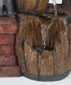 Enchanted Garden™ 28" Tiered Water Pump Outdoor Water Fountain -Enchanted Garden Sale 2771707Waterflowingdetail2