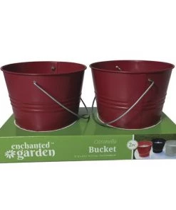 Enchanted Garden™ 2-Pack Painted Citronella Bucket - Assorted Colors -Enchanted Garden Sale 2773054 21108P 2 03 1800px