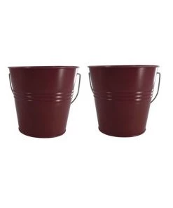 Enchanted Garden™ 2-Pack Painted Citronella Bucket - Assorted Colors -Enchanted Garden Sale 2773054 21108P 2 Red 3500px