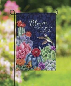 Enchanted Garden™ 12.5" X 18" Garden Flag - Assorted Styles -Enchanted Garden Sale 2773272 Bloom Where Youre Planted GARDENFlag scenic