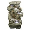 Enchanted Garden™ 39" Tiered Orowood Outdoor Water Fountain -Enchanted Garden Sale 2773575OrowoodOutdoorFountainWithLights 5Tier
