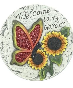 Enchanted Garden™ 7" Welcome Stepping Stone - Assorted Styles
