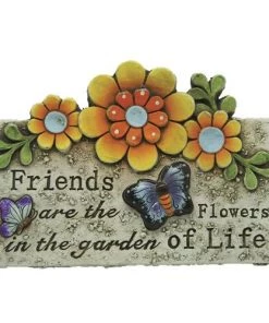 Enchanted Garden™ 5" Inspirational Flower Outdoor Wall Art - Assorted Styles