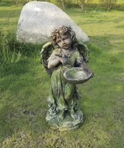 Enchanted Garden™ 22" Angel With Bowl Statue -Enchanted Garden Sale 2773718 SceneCK 350552