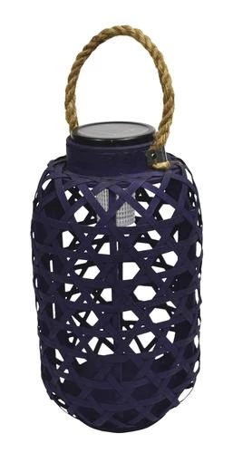 Enchanted Garden™ 12" Bamboo Solar LED Lantern - Assorted Colors 6 Enchanted Garden™ 12" Bamboo Solar LED Lantern - Assorted Colors - Image 4