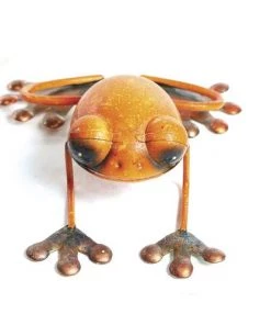 Enchanted Garden™ 6" Metal Garden Frog Statue - Assorted Styles -Enchanted Garden Sale 2773913 P 2