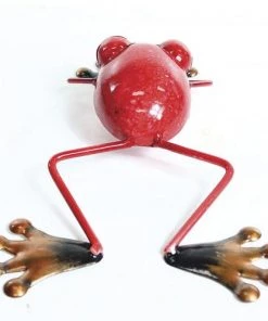 Enchanted Garden™ 6" Metal Garden Frog Statue - Assorted Styles -Enchanted Garden Sale 2773913 P BK 3