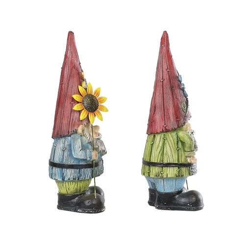 Enchanted Garden™ 16" Resin Gnome Garden Statue - Assorted Styles 5 Enchanted Garden™ 16" Resin Gnome Garden Statue - Assorted Styles - Image 3
