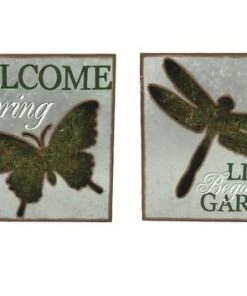 Enchanted Garden™ 13" Galvanized Cut Out Outdoor Wall Art - Assorted Styles