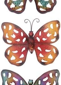 Enchanted Garden™ 11" Metal Butterfly Outdoor Wall Art - Assorted Styles