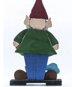 Enchanted Garden™ 27" Wood Gnome With Mushroom -Enchanted Garden Sale 2774257 04