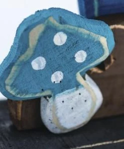 Enchanted Garden™ 27" Wood Gnome With Mushroom -Enchanted Garden Sale 2774257 08