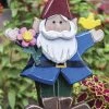 Enchanted Garden™ 27" Wood Gnome With Flower -Enchanted Garden Sale 2774304 01