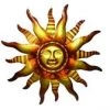 Enchanted Garden™ 24.4" Metal Sun Outdoor Wall Art - Assorted Styles 1 Enchanted Garden™ 24.4" Metal Sun Outdoor Wall Art - Assorted Styles -Enchanted Garden Sale 2774343