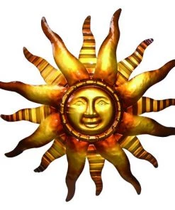 Enchanted Garden™ 24.4" Metal Sun Outdoor Wall Art - Assorted Styles 8 Enchanted Garden™ 24.4" Metal Sun Outdoor Wall Art - Assorted Styles -Enchanted Garden Sale 2774343B