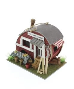 Enchanted Garden™ 7" Red Camper Bird House -Enchanted Garden Sale 2774510isometric