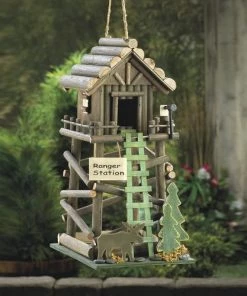 Enchanted Garden™ 13" Ranger Station Bird House 14 Enchanted Garden™ 13" Ranger Station Bird House -Enchanted Garden Sale 2774517scene