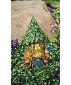 Enchanted Garden™ 9.8" Polystone Lighted Fairy House Statue - Assorted Styles 10 Enchanted Garden™ 9.8" Polystone Lighted Fairy House Statue - Assorted Styles -Enchanted Garden Sale 2774601 ZMN2SPA4349 GreenScene 1800px
