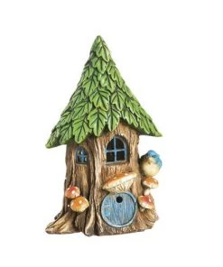Enchanted Garden™ 9.8" Polystone Lighted Fairy House Statue - Assorted Styles 12 Enchanted Garden™ 9.8" Polystone Lighted Fairy House Statue - Assorted Styles -Enchanted Garden Sale 2774601 ZMN2SPA4349 Green 1800px