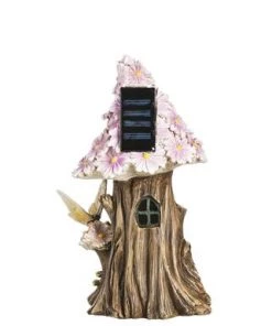 Enchanted Garden™ 9.8" Polystone Lighted Fairy House Statue - Assorted Styles 11 Enchanted Garden™ 9.8" Polystone Lighted Fairy House Statue - Assorted Styles -Enchanted Garden Sale 2774601 ZMN2SPA4349 PinkBack 1800px