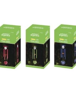 Enchanted Garden® 35" Solar Heart Wind Chime - Assorted Colors 11 Enchanted Garden® 35" Solar Heart Wind Chime - Assorted Colors -Enchanted Garden Sale 2774654 QLP851A SLR Box 01