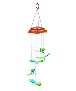 Enchanted Garden® 7.5" Solar Dragonfly Wind Chime
