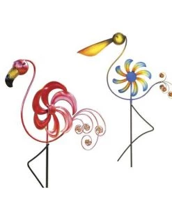 Enchanted Garden™ Bird Garden Spinner Stake - Assorted