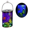 Enchanted Garden™ 14.75" Glass & Metal Solar LED Lantern - Assorted Styles -Enchanted Garden Sale 2774730 wb