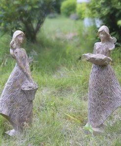 Enchanted Garden™ 17" Girl Statue - Assorted Styles -Enchanted Garden Sale 2774735 AG30404 GIRL STATUE SCENIC TOGETHER