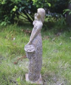 Enchanted Garden™ 17" Girl Statue - Assorted Styles -Enchanted Garden Sale 2774735 AG30404 GIRL STATUE side SCENIC3