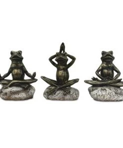 Enchanted Garden™ 5" Bronze Yoga Frog - Assorted Styles