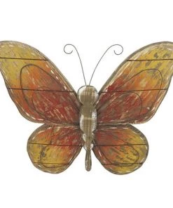 Enchanted Garden™ 15.5" Wood Butterfly Outdoor Wall Art