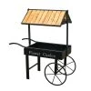 Enchanted Garden™ 45" Wood & Metal Rolling Flower Cart -Enchanted Garden Sale 2774950 3000px