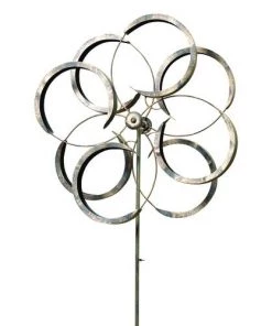 Enchanted Garden™ 72" Metal Double Spiral Spinne