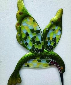 Enchanted Garden™ 18.5" Hummingbird Outdoor Hanging Art - Assorted Styles -Enchanted Garden Sale 2775043 yellow P SF V2