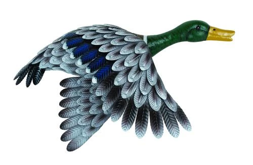 Enchanted Garden™ 24" Metal Duck Outdoor Wall Art 3 Enchanted Garden™ 24" Metal Duck Outdoor Wall Art