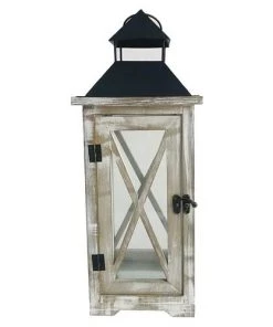 Enchanted Garden™ 17" Wood Lantern