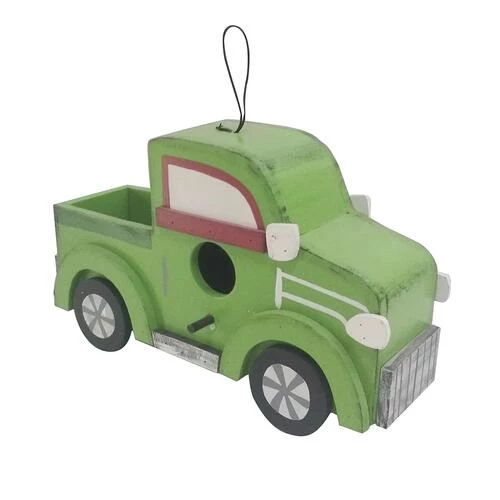 Enchanted Garden® 5.4" Wood Truck Bird House - Assorted Styles 4 Enchanted Garden® 5.4" Wood Truck Bird House - Assorted Styles - Image 2