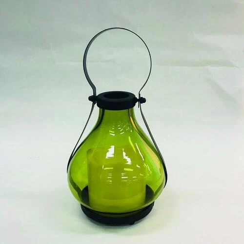 Enchanted Garden™ 6.3" Glass Flameless Candle LED Lantern - Assorted Styles 9 Enchanted Garden™ 6.3" Glass Flameless Candle LED Lantern - Assorted Styles - Image 7