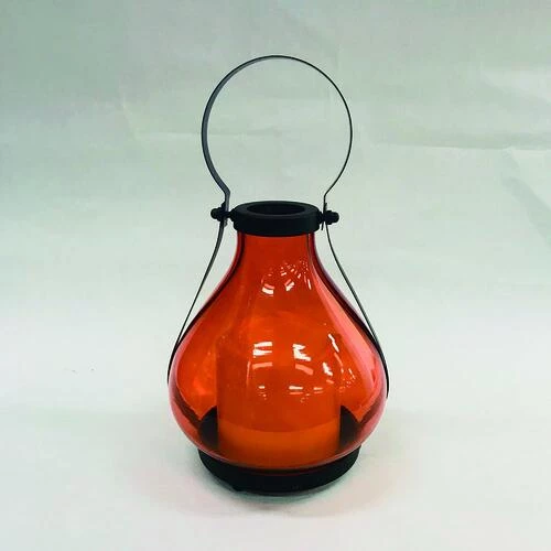 Enchanted Garden™ 6.3" Glass Flameless Candle LED Lantern - Assorted Styles 10 Enchanted Garden™ 6.3" Glass Flameless Candle LED Lantern - Assorted Styles - Image 8