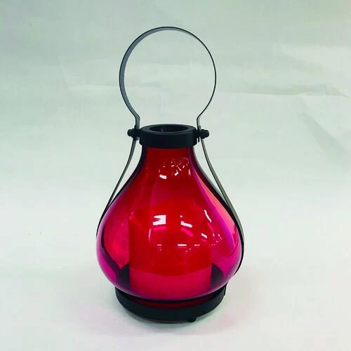 Enchanted Garden™ 6.3" Glass Flameless Candle LED Lantern - Assorted Styles 11 Enchanted Garden™ 6.3" Glass Flameless Candle LED Lantern - Assorted Styles - Image 9